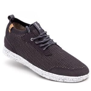NWOT Saola Mindo Feather Light Lace Up Knit Athleisure‎ Sneaker Dark Grey Sz 9.5